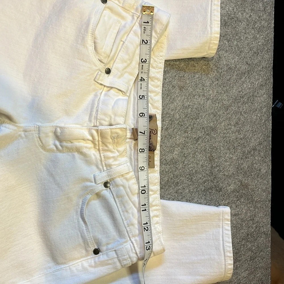 PAIGE Skyline Denim, White. Size 25. - Picture 10 of 11
